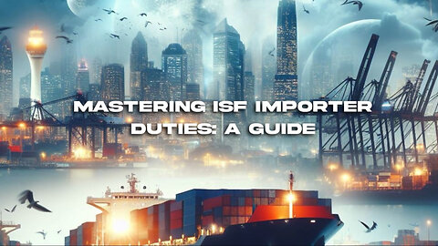 Title: Mastering the Art of ISF Filing: Responsibilities and Benefits Explained