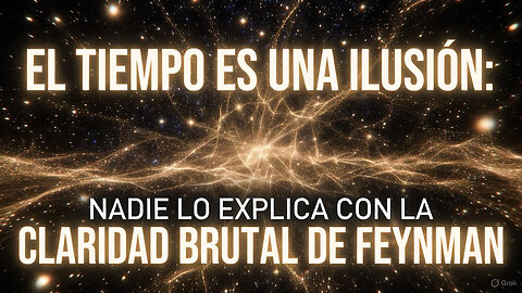 El Tiempo es una Ilusión: Nadie lo Explica con la Claridad Brutal de Richard Feynman