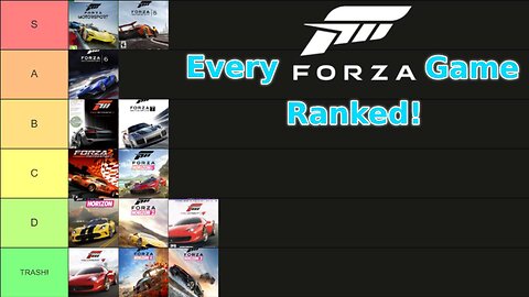 Ranking Every Forza Game From Oldest To Newest!