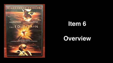 Item 6: The Fountain 2006 DVD Widescreen Edition 2007