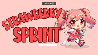 Strawberry Sprint - Browser Gameplay [1+ Min, 1080p60fps]