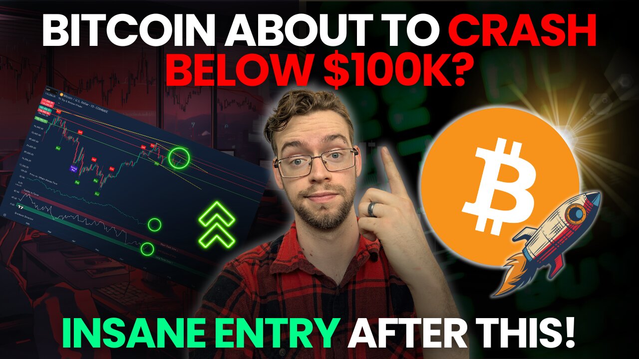 INSANE Buy Opportunity Coming After Bitcoin CRASH Below $100k?