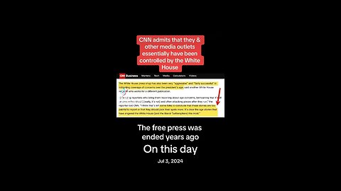 FLASHBACK: When CNN revealed they were controlled by the Biden White House