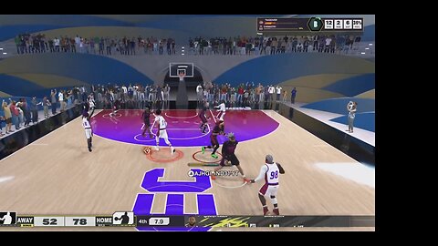 MADE A HALF COURT SHOT