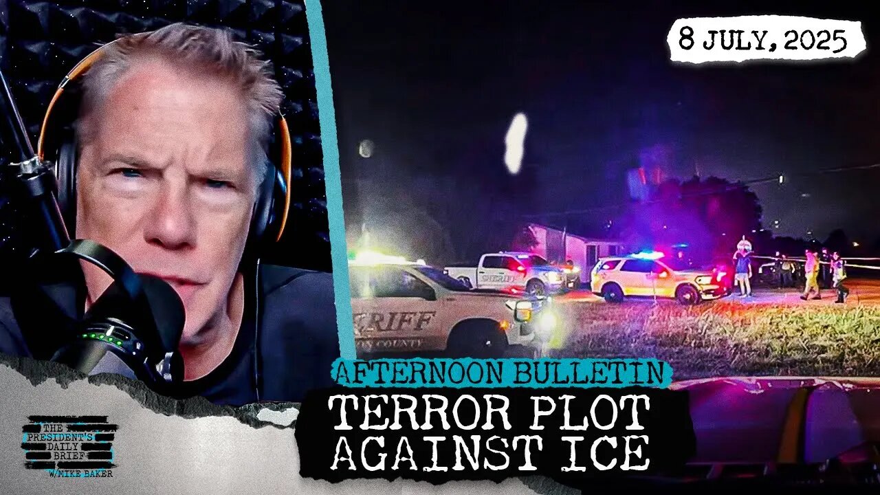 Anti-ICE Terror Attack Thwarted in Texas & Trump Pledges To Restart Weapons Shipments To Ukraine