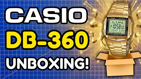 ⌚🤩 EPIC GOLD Casio DB-360 REVEALED! 🏆🎉
