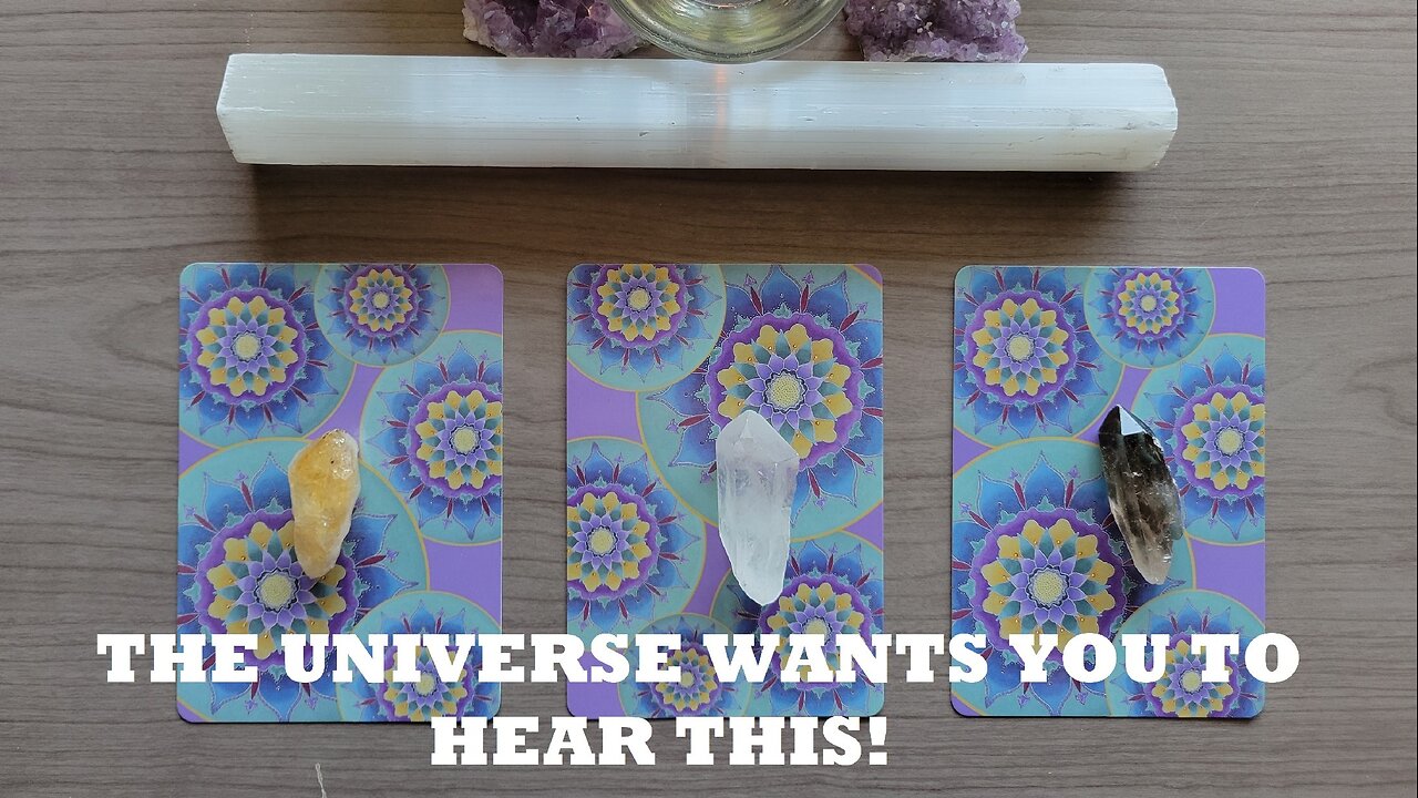 ⭐The UNIVERSE needs you to Hear THIS! ⭐💌 Special Messages Meant for you (TIMELESS READING)🔮