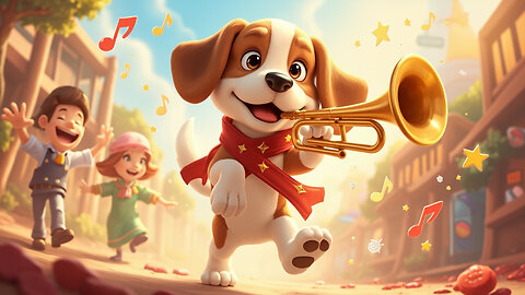 Beagle Bugle Song 🎺🐾 | March-Pop Kids’ Anthem of Gratitude