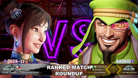 Kuya Kalbo SF6 Ranked Roundup. Chun Li Master Rank [Hori Fight Stick]