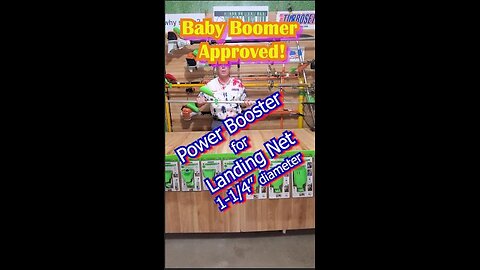 Fishing Landing Net for Baby Boomers or anyone who wants to catch more fish #fishing #babyboomer