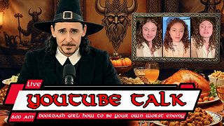 Thanksgiving Door Dash Girl YouTube Talk