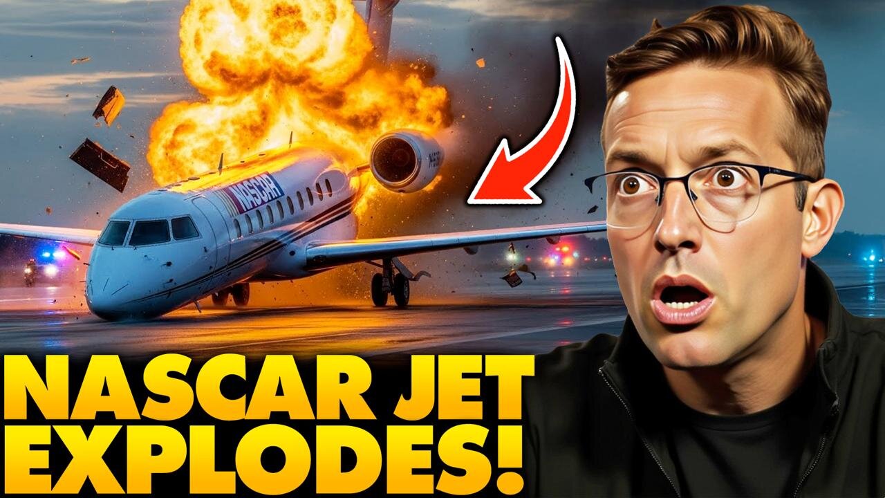 Massive Fireball Explosion as NASCAR Legend’s Private Jet SMASHES into Runway: 'This is Horrific…'