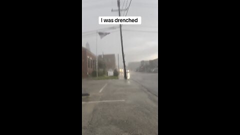 It started pouring down rain halfway into my jog..