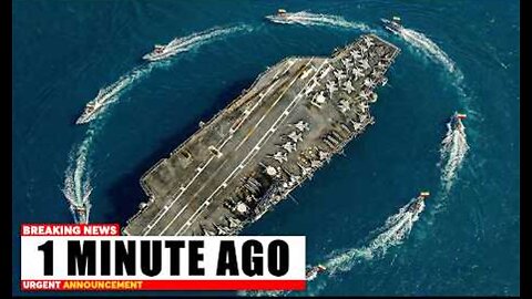 60 Iranian Fast Boats Surrounded a U.S. Carrier in Hormuz — Then This Happened