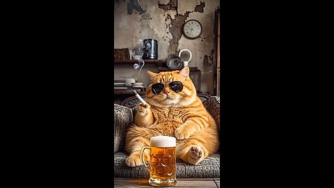 Cat funny video