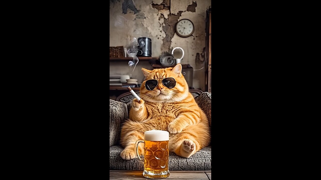 Cat funny video
