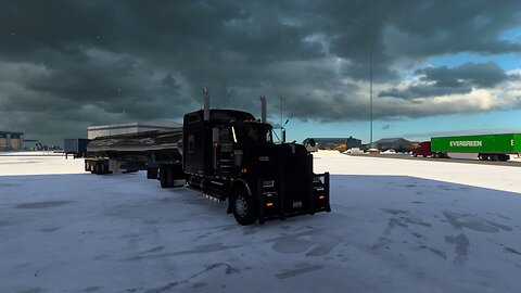 Driving a kenworth Through alaska