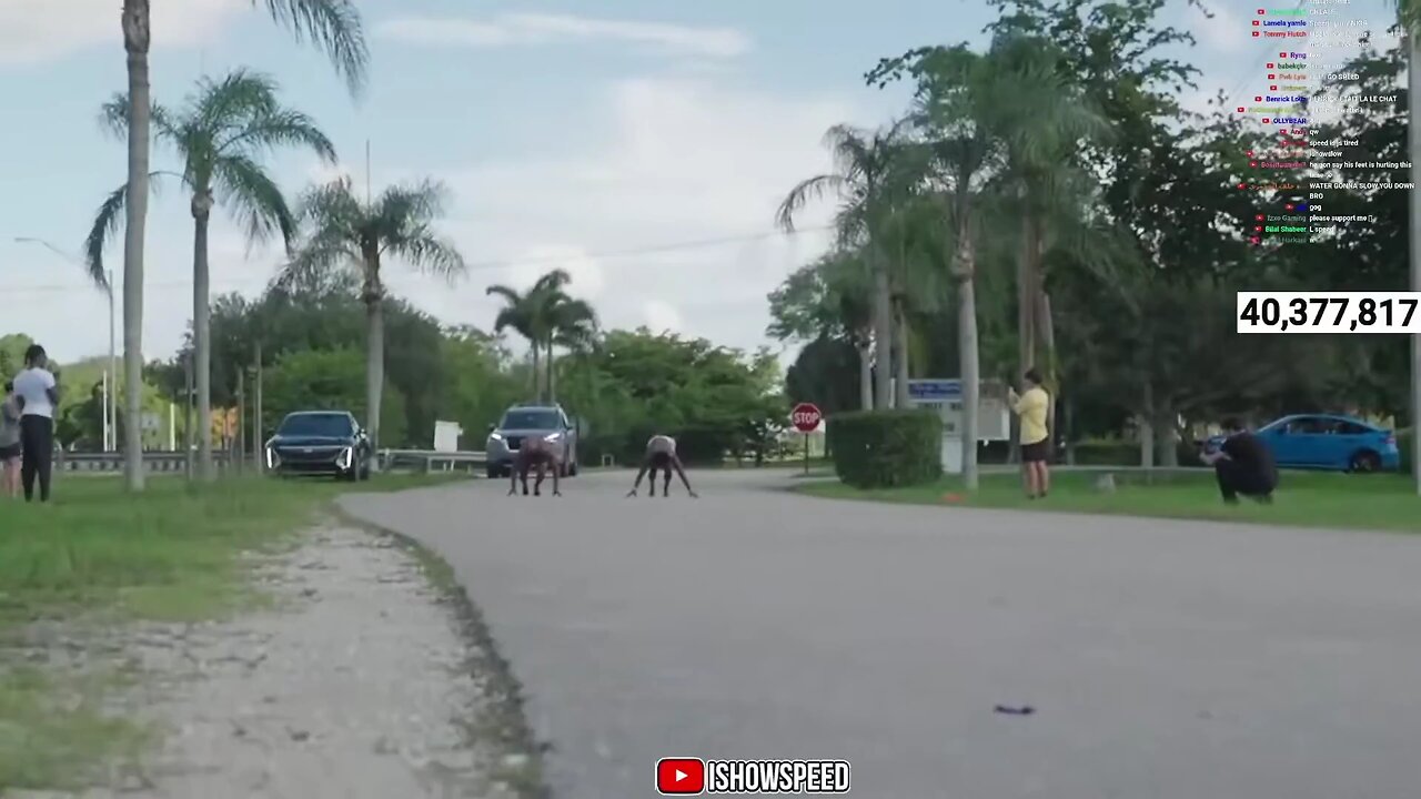 IShowSpeed won a race against Ashton Hall 4 times.