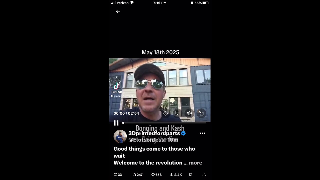 Good things come to those who wait Welcome to the revolution America Good luck to you all Long live