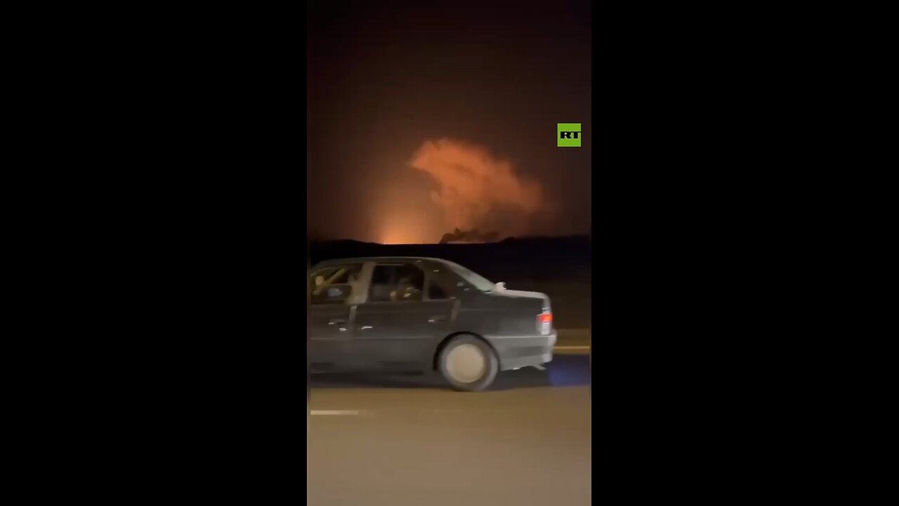 Explosion at Qom city where the Fordo nuclear site is.