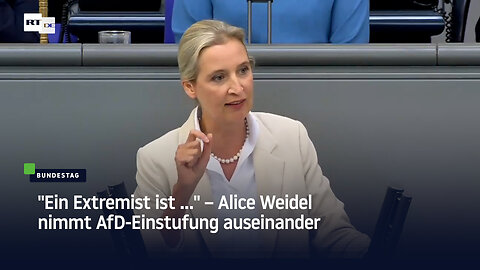 "Ein Extremist ist ..." – Alice Weidel nimmt AfD-Einstufung auseinander