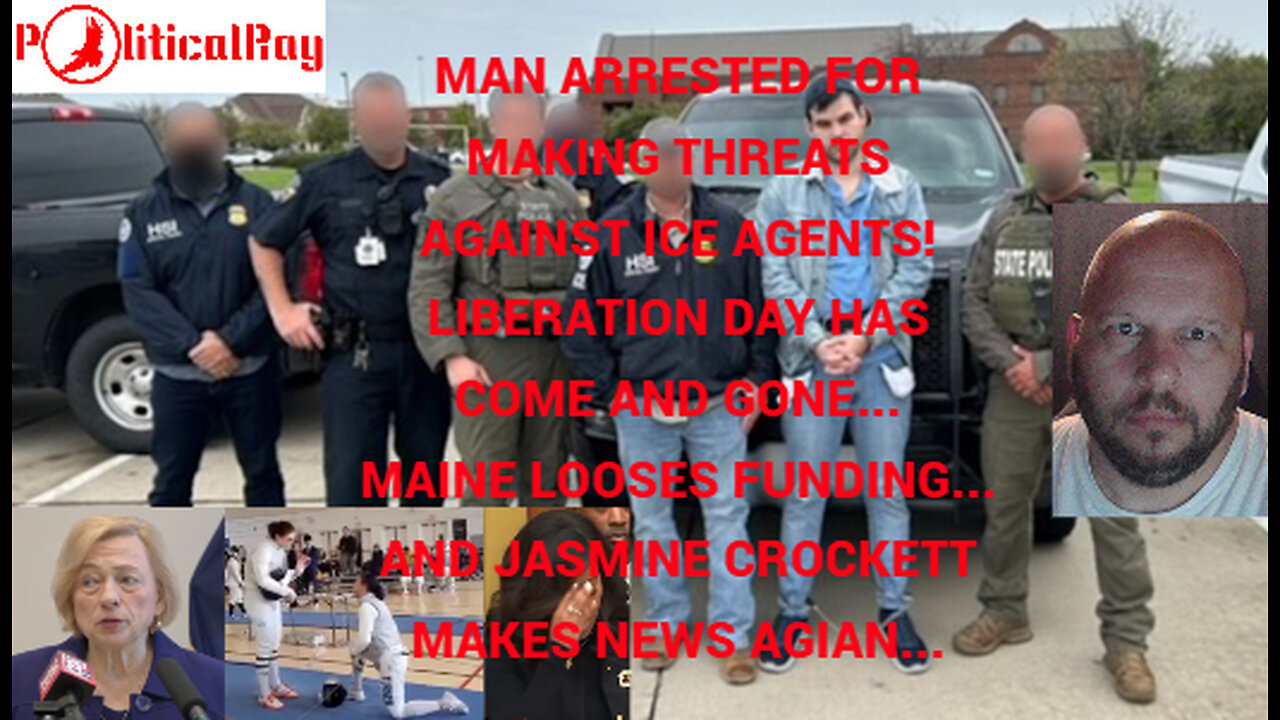 Arrest made for threats against ICE agents, nice to see people being held accountable...