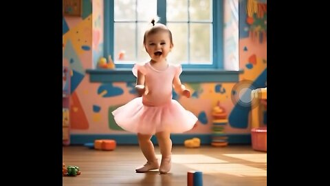 Baby dancing when minions take over