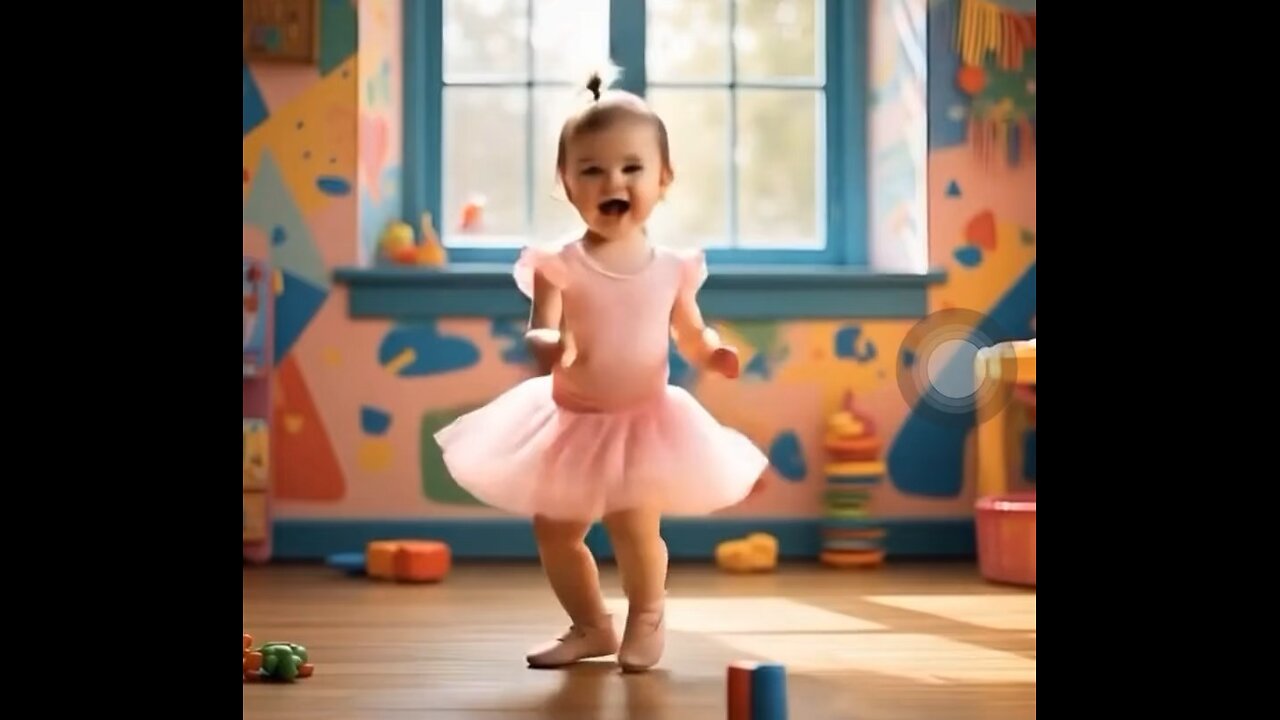 Baby dancing when minions take over