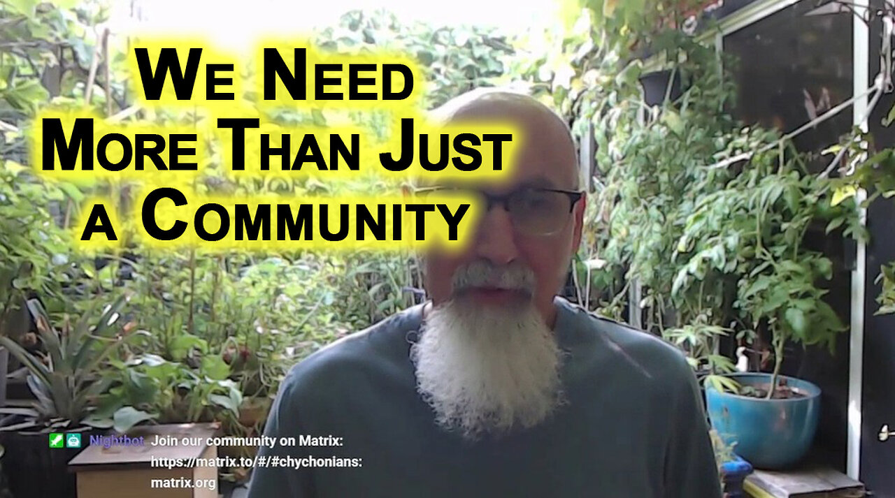 We Need More Than Just a Community