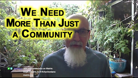 We Need More Than Just a Community