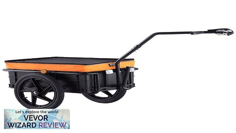 VEVOR Bike Cargo Trailer 88 lbs Load Capacity Heavy-Duty Bicycle Wagon Cart Review