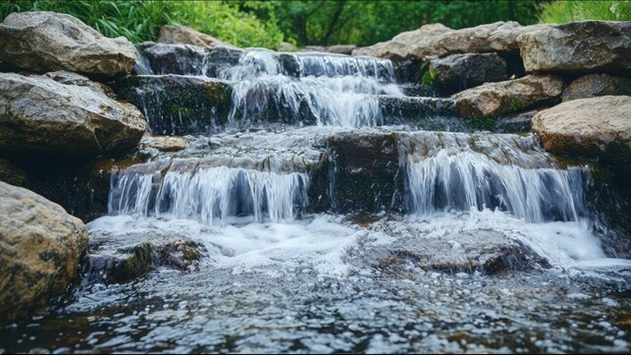 Babbling Brook Brown Noise best version ASMR relaxing favorite 1 hour