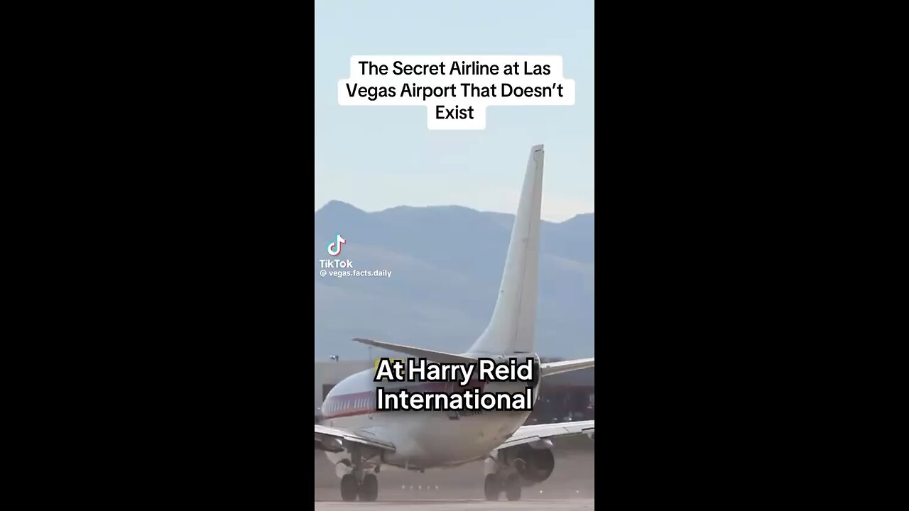The Secret Airline At Harry Reid Airport That Does Not Exist