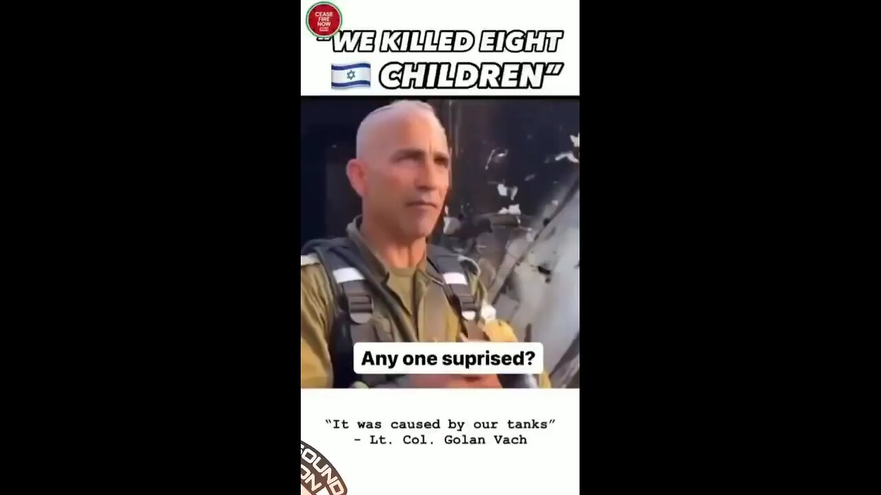 Israel banned this video