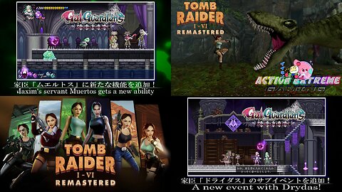 Gal Guardians 2: Servants of the Dark - 2nd Update Trailer + Tomb Raider I - VI HD Remastered Bundle Pack Trailer