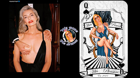 Art inspired by Vogue magazine and Paulina Porizkova