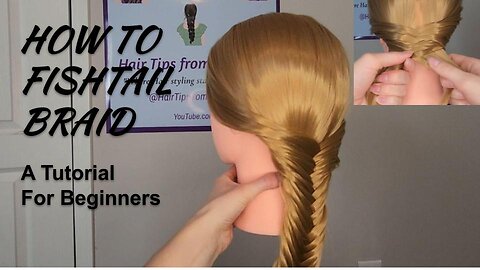 How To Fishtail Braid | A Beginner's Step By Step Guide | 2 Minute Talk Through For Basic Fishtail