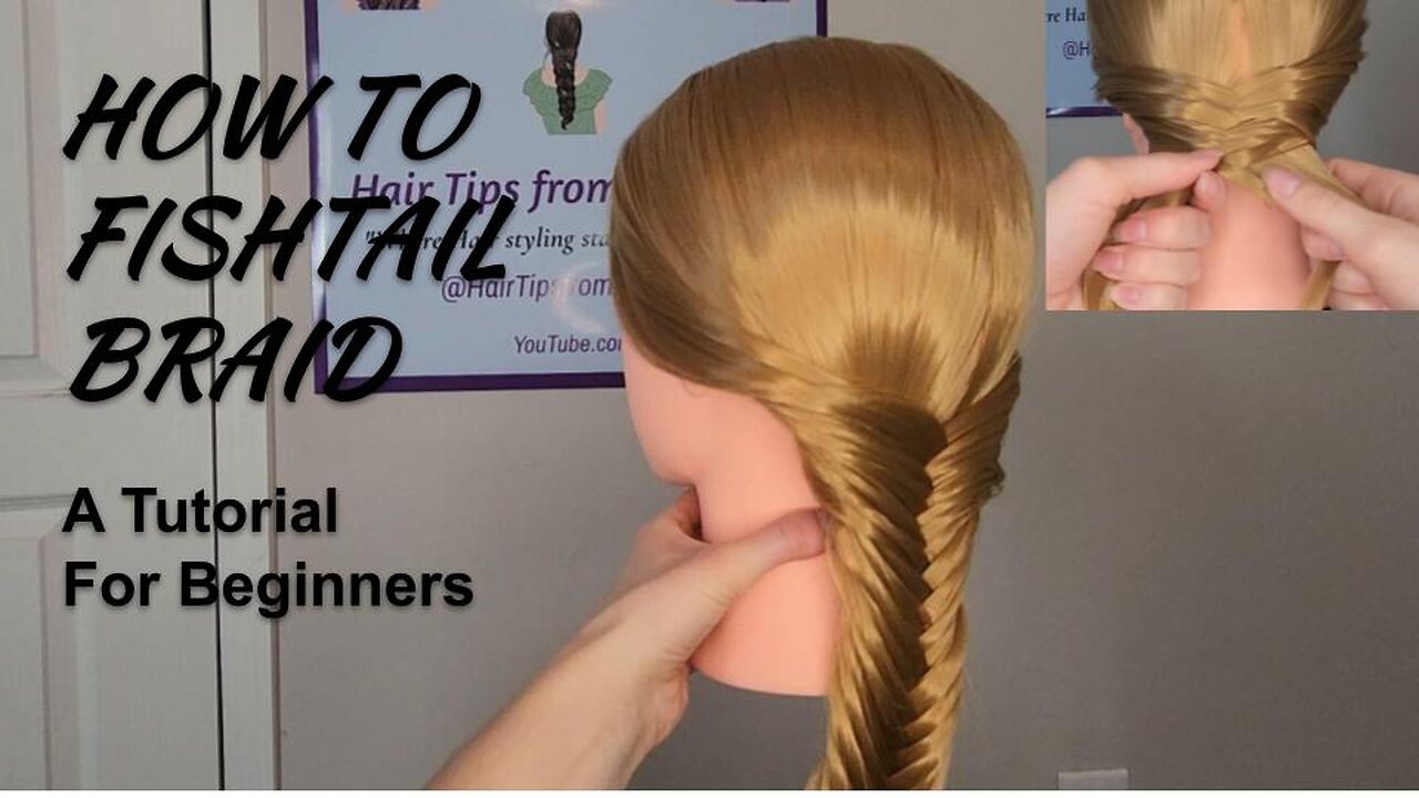 How To Fishtail Braid | A Beginner's Step By Step Guide | 2 Minute Talk Through For Basic Fishtail