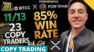 BTCC/POW Trading Challenge Update: 85% Win Rate (11/13 Winning Trades)