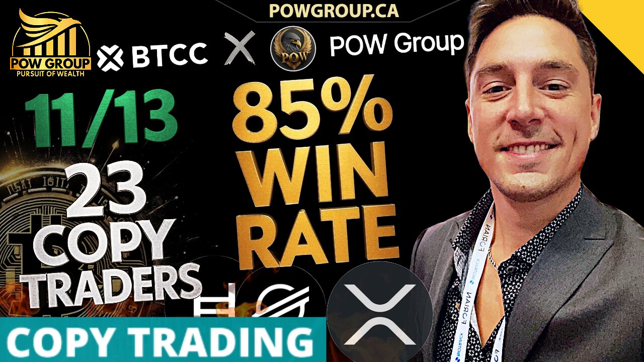 BTCC/POW Trading Challenge Update: 85% Win Rate (11/13 Winning Trades)