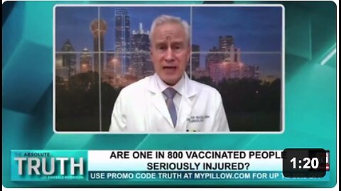 Dr. McCullough says an estimated 551,000 Americans have died as a result of the C-19 mRNA shots