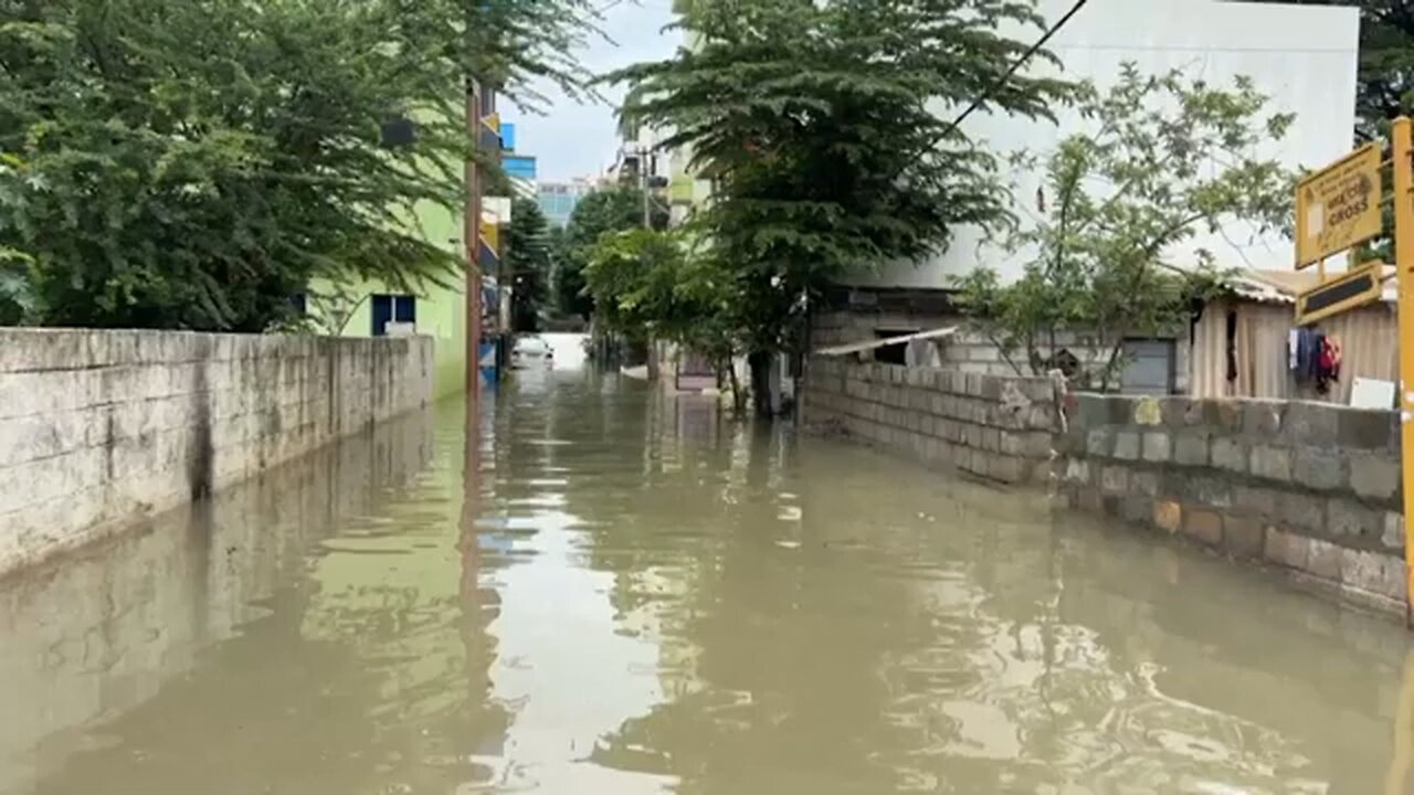 Deadly rains choke India's tech capital Bengaluru