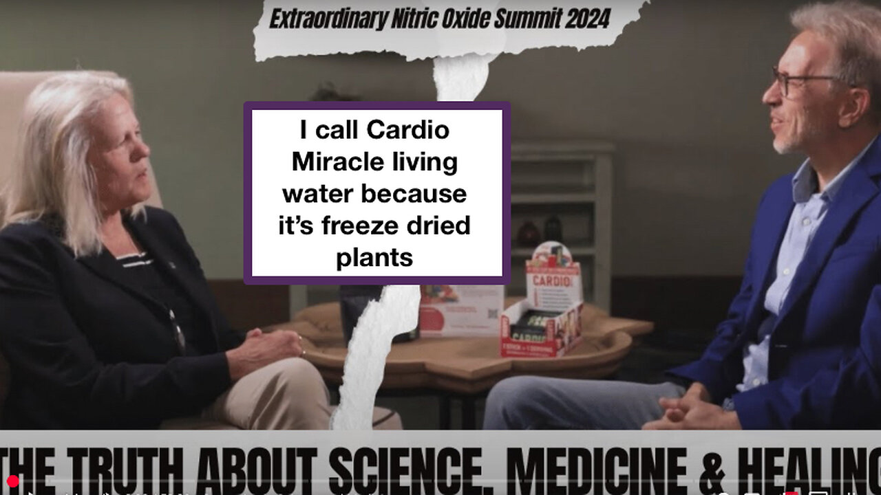 I call Cardio Miracle living water because it’s freeze dried plants