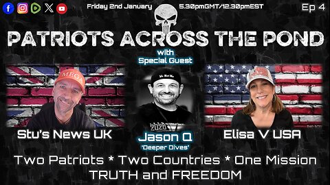 Patriots Across The Pond & Frens - JASON Q - Friday Deeper Dives LIVE Ep4