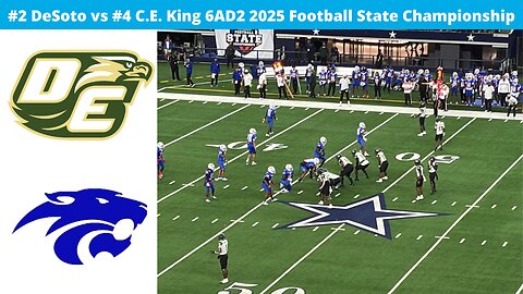 #2 DeSoto Vs #4 C.E. King Football Texas 6AD2 State Finals 2025