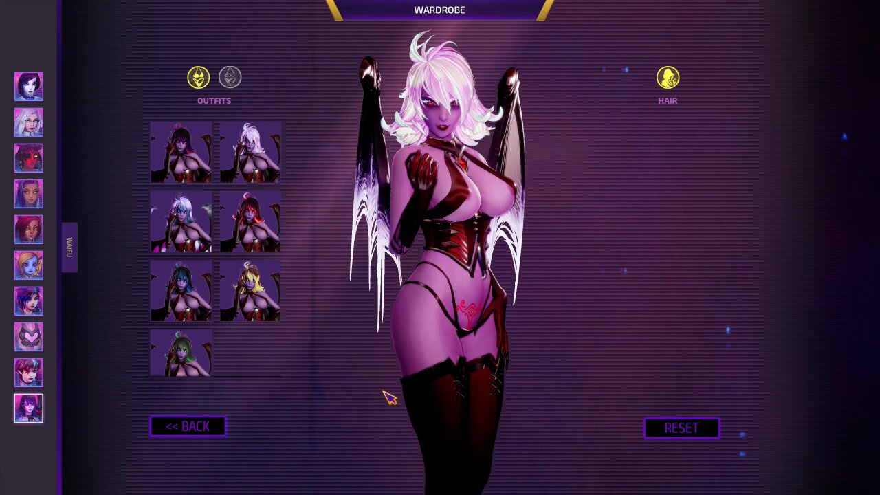 subverse fow-chan update all characters outfits