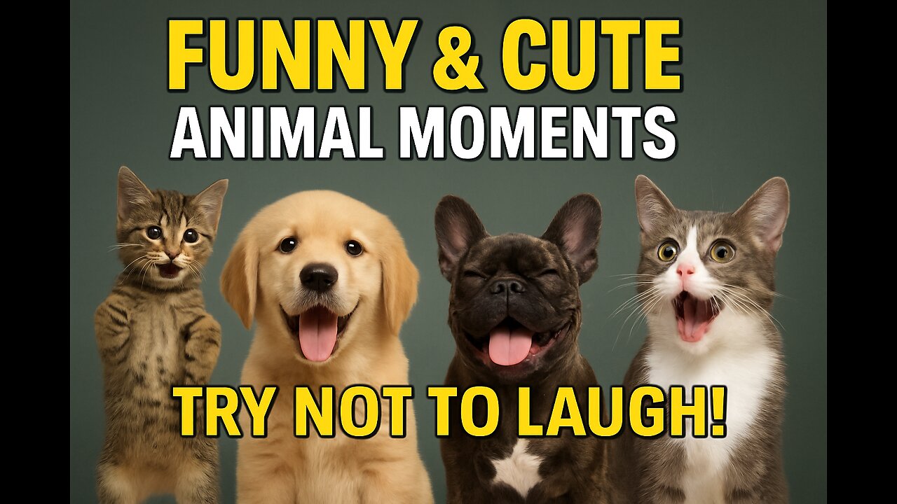 😂 Adorable Cats & Dogs Doing Hilarious Things!