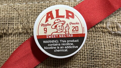 Alp Sweet Nectar (Nicotine Pouches) Review