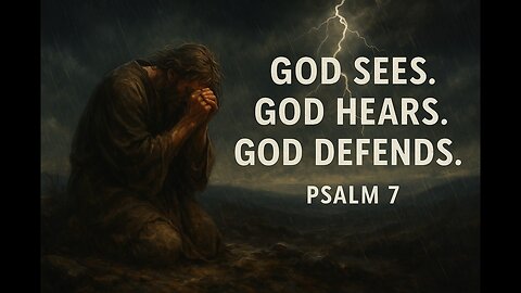 Psalm 7 "God Sees. God Hears. God Defends" - Steven Ness - Calvary Chapel Fergus Falls