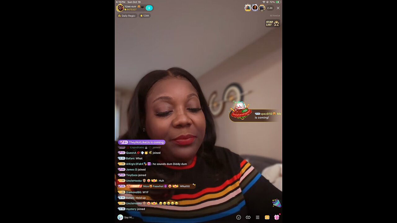 TomiKay watching Kevin